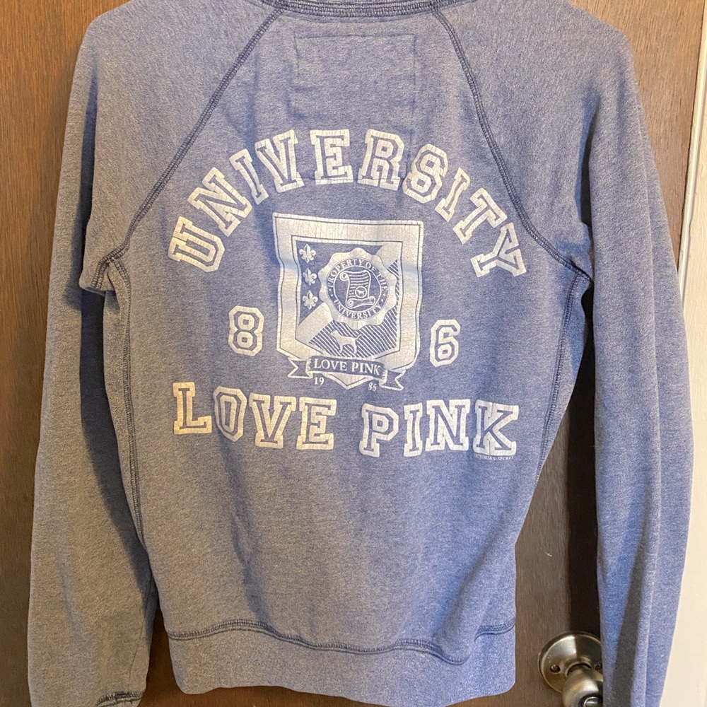 Vintage PINK University Crew